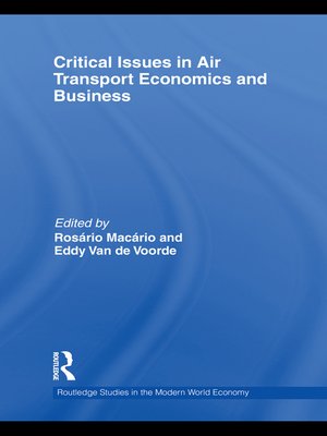 cover image of Critical Issues in Air Transport Economics and Business